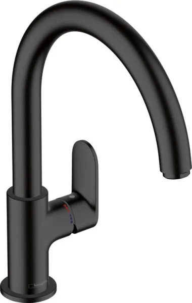 Смеситель для кухни Hansgrohe Vernis Blend M35 71870670 черный Sancos — Оригинал