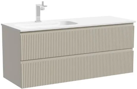 Тумба под раковину Sancos Snob R 120 подвесная Beige soft (капучино), SNR120LCE Sancos — Оригинал