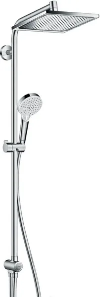 Душевая стойка Hansgrohe Crometta E 240 1jet Showerpipe Reno 27289000 EcoSmart Sancos — Оригинал