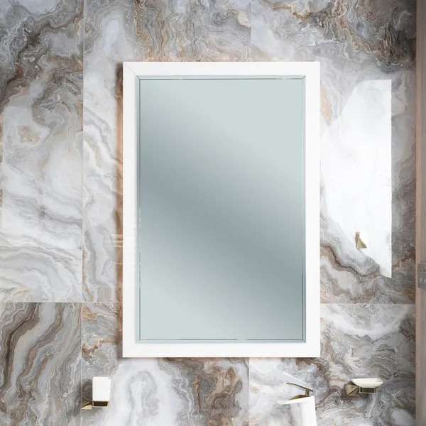 Зеркало Armadi Art NeoArt Dolce 70x105 жемчужное белое, с подсветкой Sancos — Оригинал