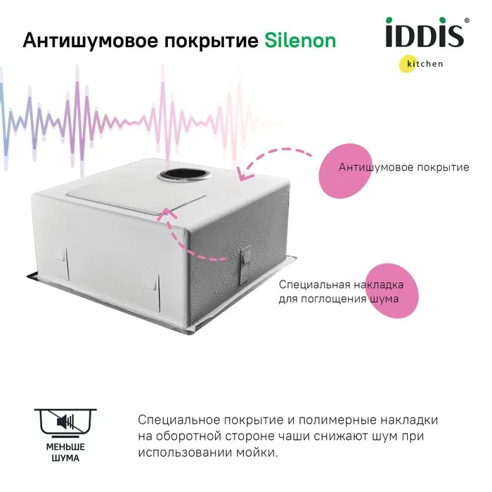Мойка кухонная IDDIS Edifice EDI44S0i77 Sancos — официальный сайт
