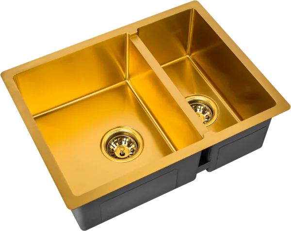 Мойка кухонная Zorg Inox PVD SZR-58-2-44 BRONZE бронза Sancos — Оригинал