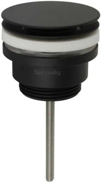 Донный клапан для раковины Splendy AA3071ORMBM, черный матовый Sancos — Оригинал