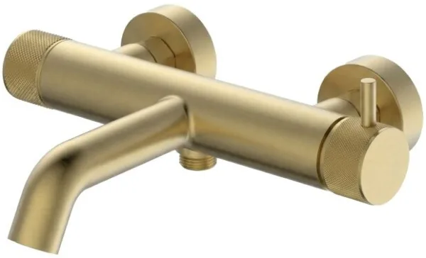 Смеситель для ванны с душем Splendy Passion PA203N2K220GM, брашированное золото Sancos — Оригинал