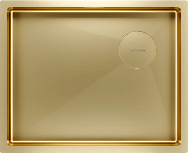 Мойка кухонная Paulmark Next-Skew PM885444-BG брашированное золото Sancos — Оригинал