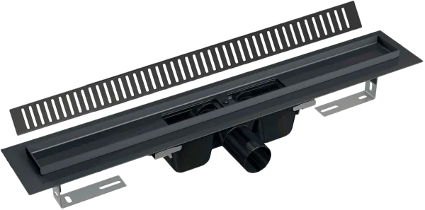 Душевой трап (лоток) AlcaPlast APZ1BLACK-1450 145 см Sancos — Оригинал