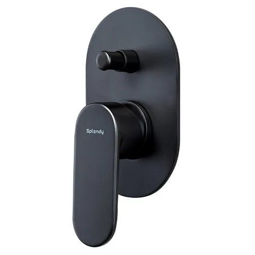 Встраиваемый смеситель Splendy Rest RE204U1K2B С ВНУТРЕННЕЙ ЧАСТЬЮ, черный матовый Sancos — Оригинал