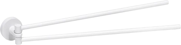 Полотенцедержатель Bemeta White 104204194 двойной, поворотный, white Sancos — Оригинал