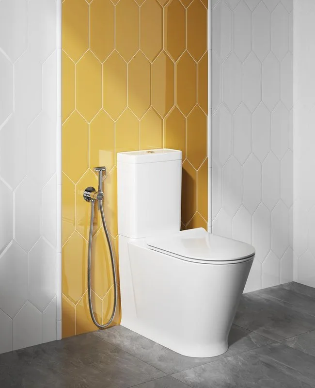 Унитаз-компакт напольный KERAMA MARAZZI Plaza Modern PLMR.wc.01 безободковый, антивсплеск, с микроли Sancos — официальный сайт