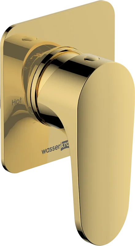 Душевой комплект Wasserkraft Neckar A2151.277.183.208.280.197.281, С ВНУТРЕННЕЙ ЧАСТЬЮ, золото Sancos — официальный сайт