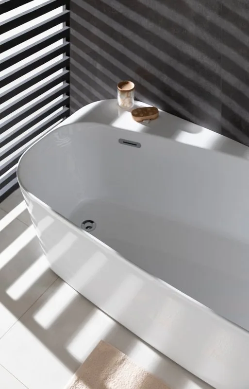 Акриловая ванна Allen Brau Priority 1 170x80 см, отдельностоящая, белая матовая, овальная, на ножках Sancos — официальный сайт