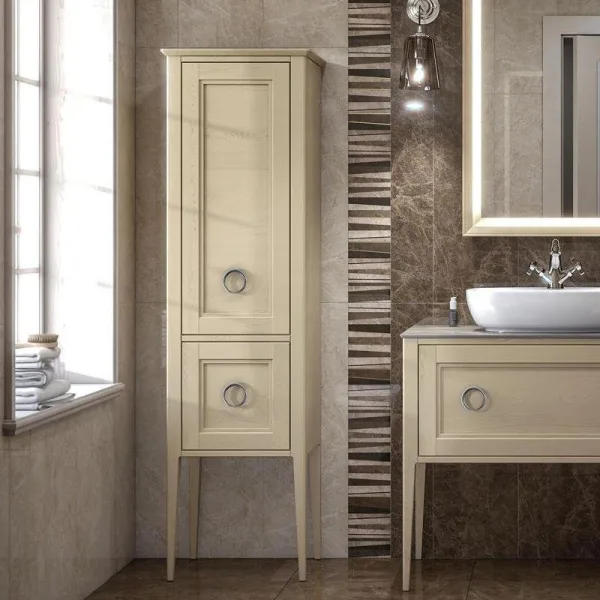 Шкаф-пенал для ванной KERAMA MARAZZI Plaza Classic Neo 165 капучино Sancos — Оригинал