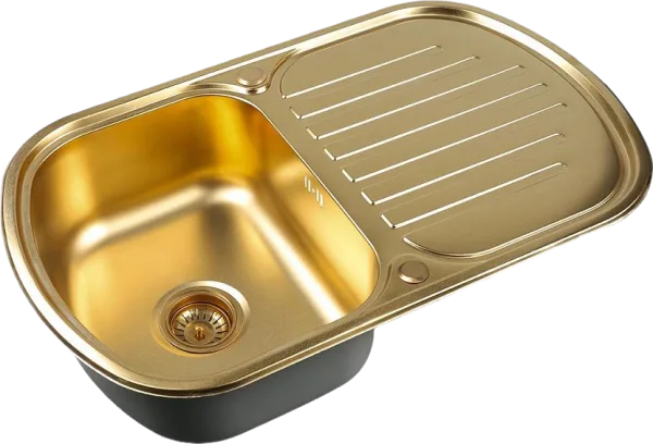 Мойка кухонная Zorg Inox PVD SZR-7749 bronze Sancos — Оригинал