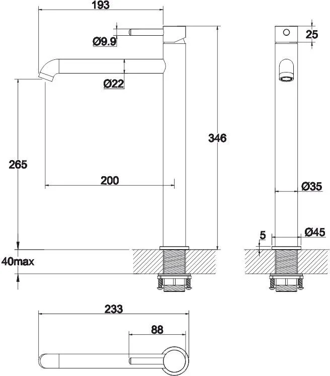 Смеситель для раковины WHITECROSS Y Y1213GLB брашированное золото Sancos — официальный сайт
