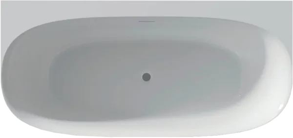 Акриловая ванна Riho Omega B2W B094001005 170x80 см, пристенная, белая, овальная, на ножках Sancos — Оригинал