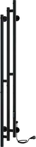 Полотенцесушитель электрический Indigo Sky LSKE150-17BRRt черный муар Sancos — Оригинал