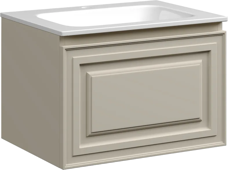 Тумба под раковину Sancos Very 60 подвесная Beige soft (капучино), VR60CE Sancos — официальный сайт