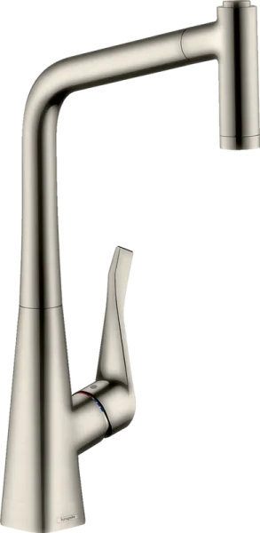 Смеситель для кухни Hansgrohe Metris M71 14780800 сталь Sancos — Оригинал