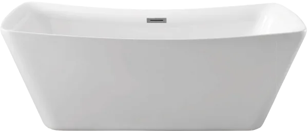 Акриловая ванна AQUATEK Верса AQ-4880 180x80 см, отдельностоящая, белая, на ножках Sancos — Оригинал