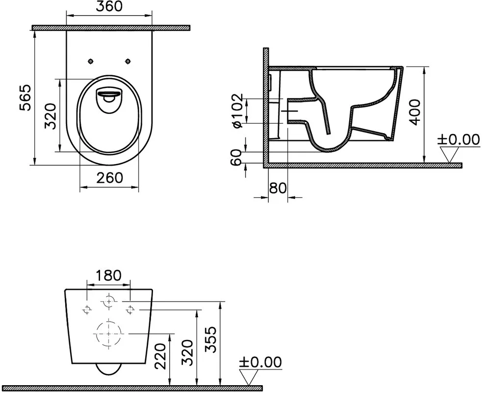 Унитаз подвесной VitrA Nest QuantumFlush 7870B403-0075 Sancos — официальный сайт