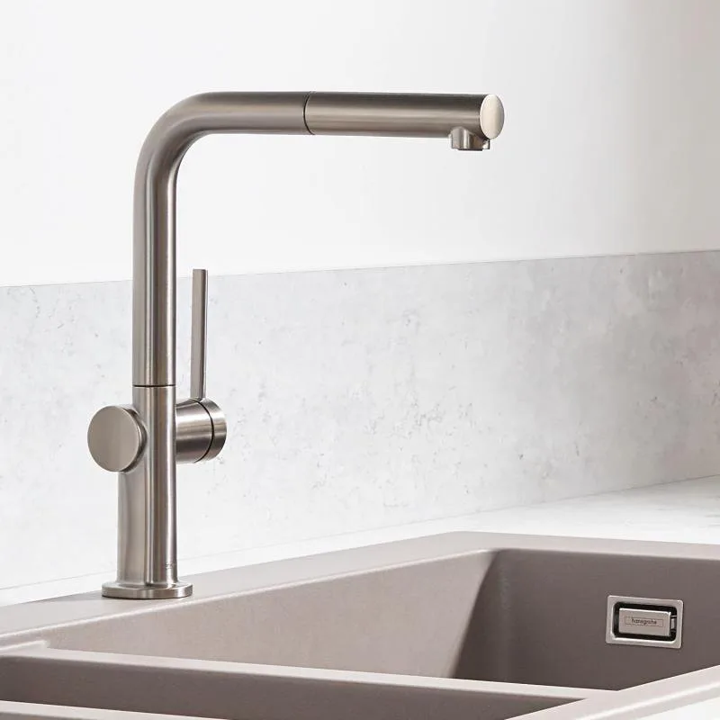 Смеситель для кухни Hansgrohe Talis M54 72809800 сталь Sancos — официальный сайт