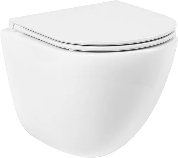 Унитаз подвесной BelBagno Amanda BB051CHR BB870SC с микролифтом, безободковый Sancos — Оригинал