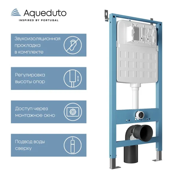 Система инсталляции для унитазов Aqueduto Tecnica Novo TEC11 Sancos — Оригинал