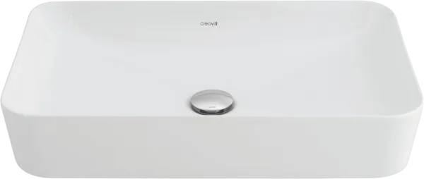 Накладная раковина Creavit Ultra UL060-00MB00E-0000 жемчужно-белая Sancos — Оригинал