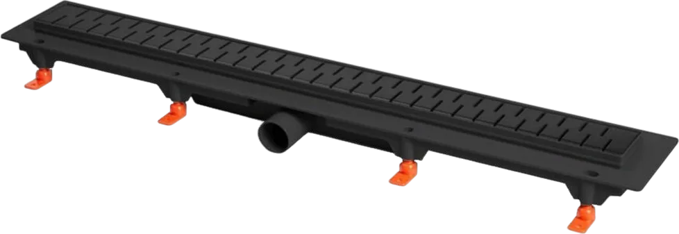 Душевой трап (лоток) MCH Chudej Medium CH650MC, 65 см, матовый черный Sancos — официальный сайт