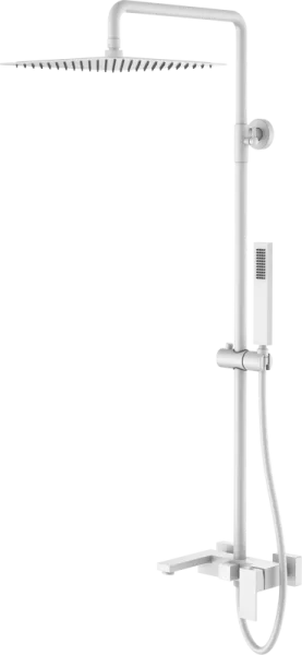 Душевая стойка Boheme Qubic 478-MW, matt white Sancos — Оригинал