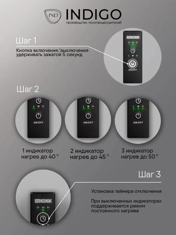 Полотенцесушитель электрический Indigo Attic Romb LСLATCRE100-50BRRt черный муар Sancos — официальный сайт