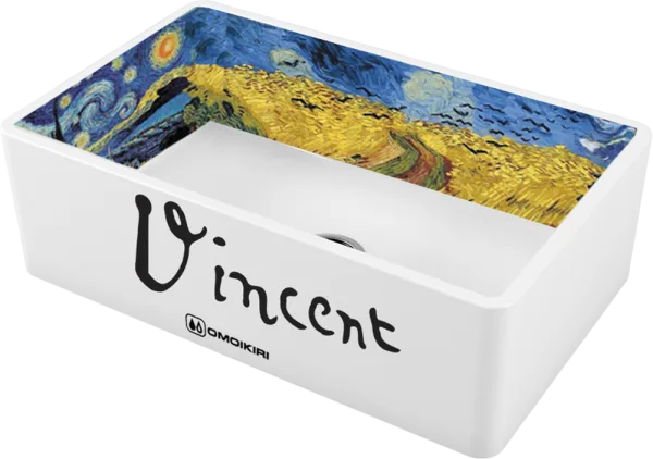 Мойка кухонная Omoikiri Mikura 76-Vangogh white Sancos — Оригинал