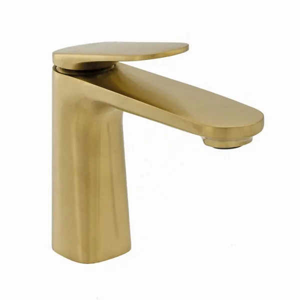 Смеситель для раковины Clever Velvet III 61950, брашированное золото Sancos — Оригинал