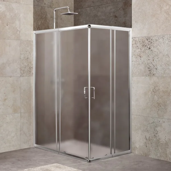 Душевой уголок BelBagno Unique AH-2-100/115-75/90-P-Cr стекло punto Sancos — Оригинал