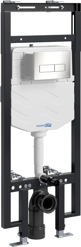 Система инсталляции для унитазов Wasserkraft Dinkel 58TLT.010.ME.BN03, с кнопкой смыва никель Sancos — официальный сайт