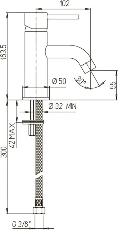 Смеситель для раковины Paini Cox 78CR205 хром Sancos — официальный сайт