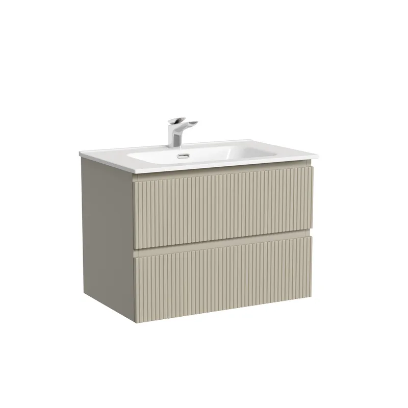 Тумба с раковиной Sancos Snob T 70 beige soft, раковина CN7007 Sancos — официальный сайт