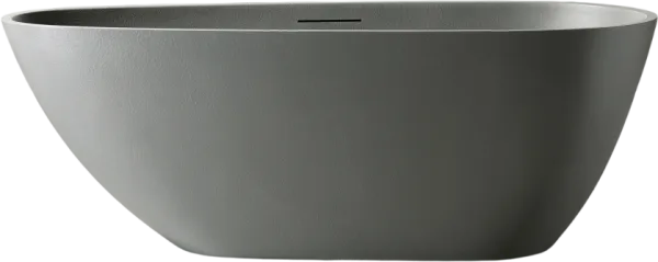 Ванна из искусственного камня Abber Dortmund AM9911MLG 170x75 см, отдельностоящая, матовая светло-се Sancos — Оригинал
