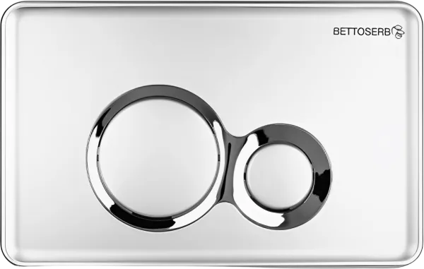 Кнопка смыва BETTOSERB Sava Fix Slim Jerez 40006463 хром матовый, хром глянец Sancos — Оригинал