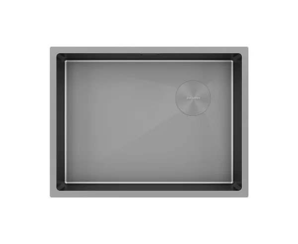 Мойка кухонная Paulmark Next-Skew 58 UNI, PM885844-GM-M, матовая вороненая сталь Sancos — Оригинал