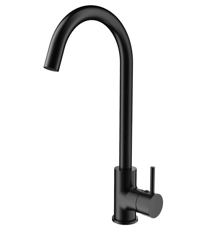 Смеситель для кухни Wonzon & Woghand WW-A21102-MB матовый черный Sancos — официальный сайт