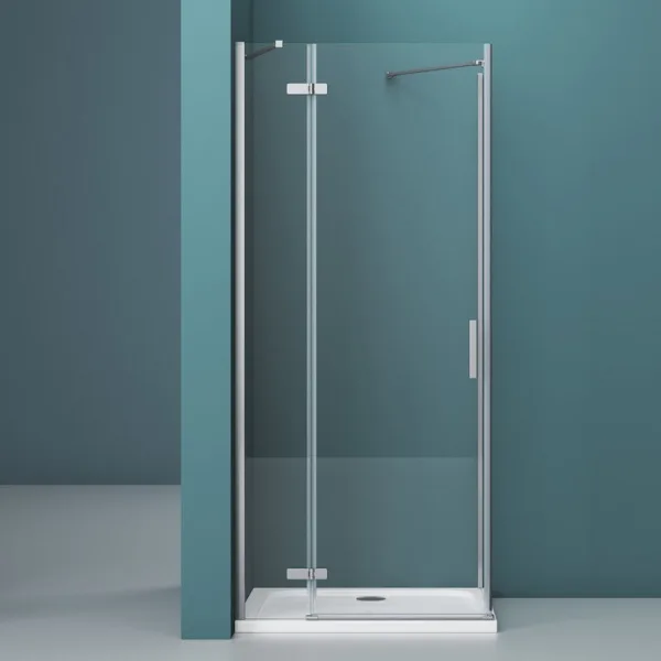 Душевая дверь в нишу BelBagno Kraft B-12-60/20-C-Cr L Sancos — Оригинал