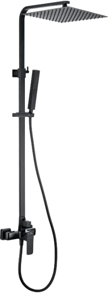 Душевая стойка Allen Brau Infinity 5.21012-31, чёрный матовый Sancos — Оригинал