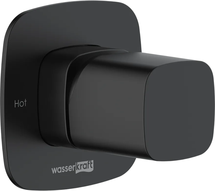 Смеситель для раковины Wasserkraft Nuthe A9151.315 С ВНУТРЕННЕЙ ЧАСТЬЮ, черный Sancos — официальный сайт