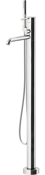 Напольный смеситель для ванны с душем Gattoni Circle Two 9108/91C0, хром Sancos — Оригинал