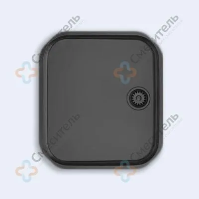 Мойка VARIANT 80 MONARCH ANTHRACITE 395X350 в компл. с выпуском без сифона, , Sancos — Оригинал