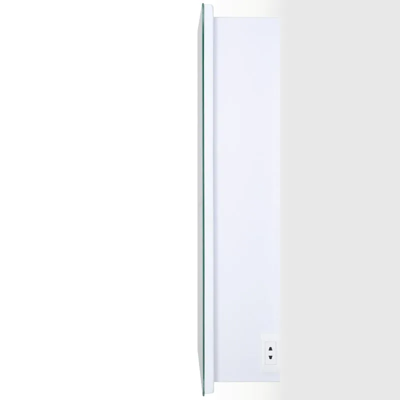 Зеркало-шкаф Art&Max Merano 100х80 белое, с LED-подсветкой, 6000К Sancos — официальный сайт