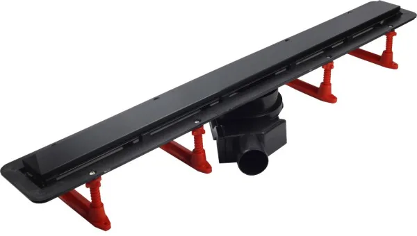 Душевой трап (лоток) Pestan Confluo Frameless Line 950 black glass Sancos — Оригинал