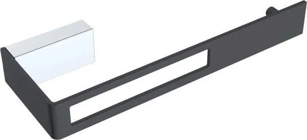 Полотенцедержатель Boheme Q 10945-CR-B Chrome & black Sancos — Оригинал