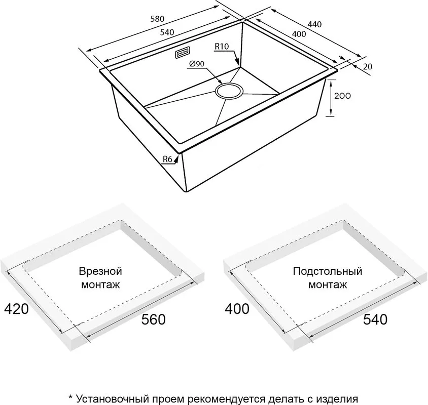 Мойка кухонная Paulmark Next-Skew 58 Uni светлое золото Sancos — официальный сайт
